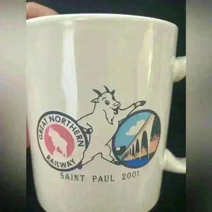 Great Northern Railway coffee mug St. Paul 2001. Vintage